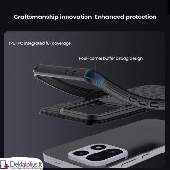 Nillkin Camshield dėklas su kameros apsauga - juodas (Oneplus 15)